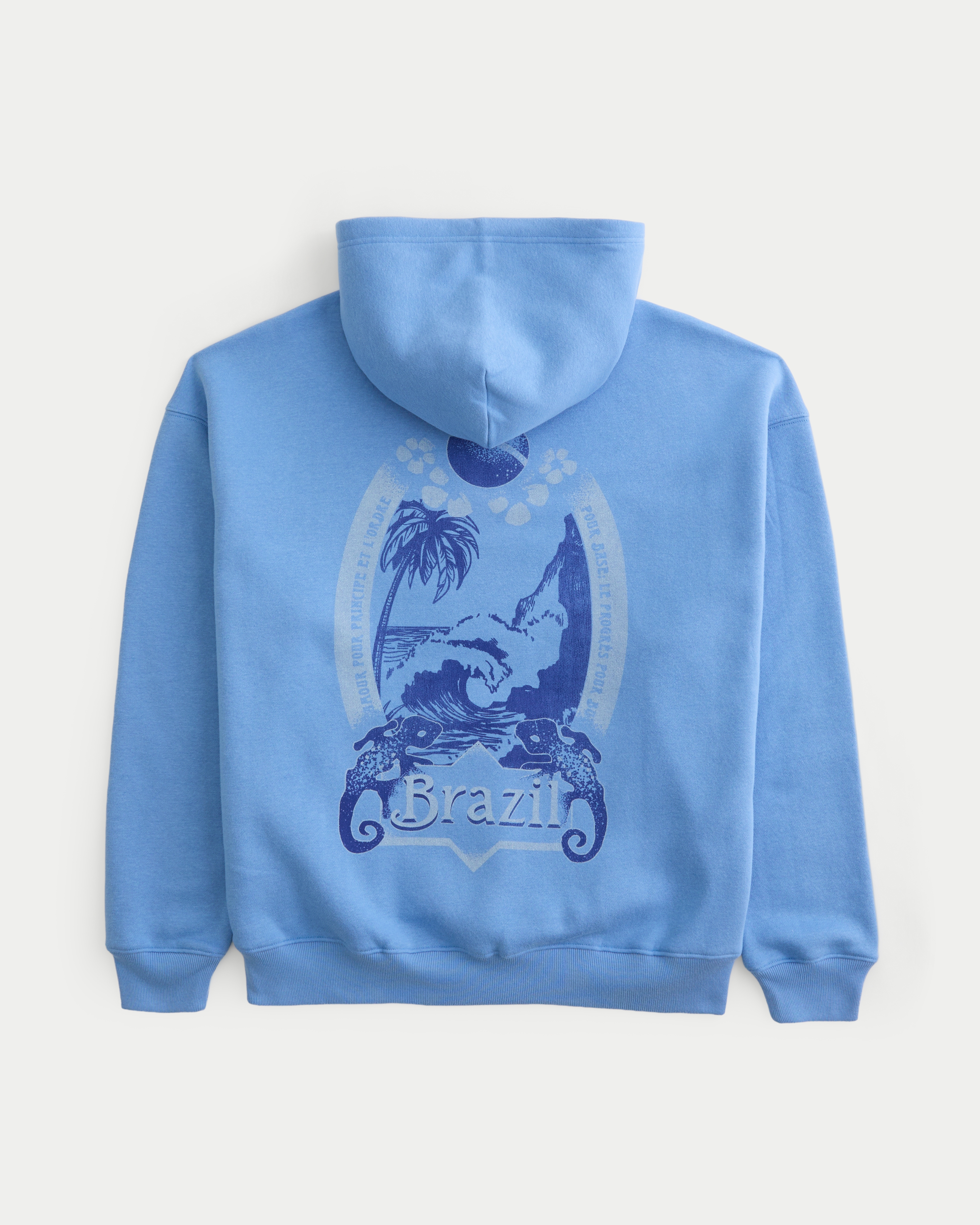 Boxy Brazil Graphic Hoodie