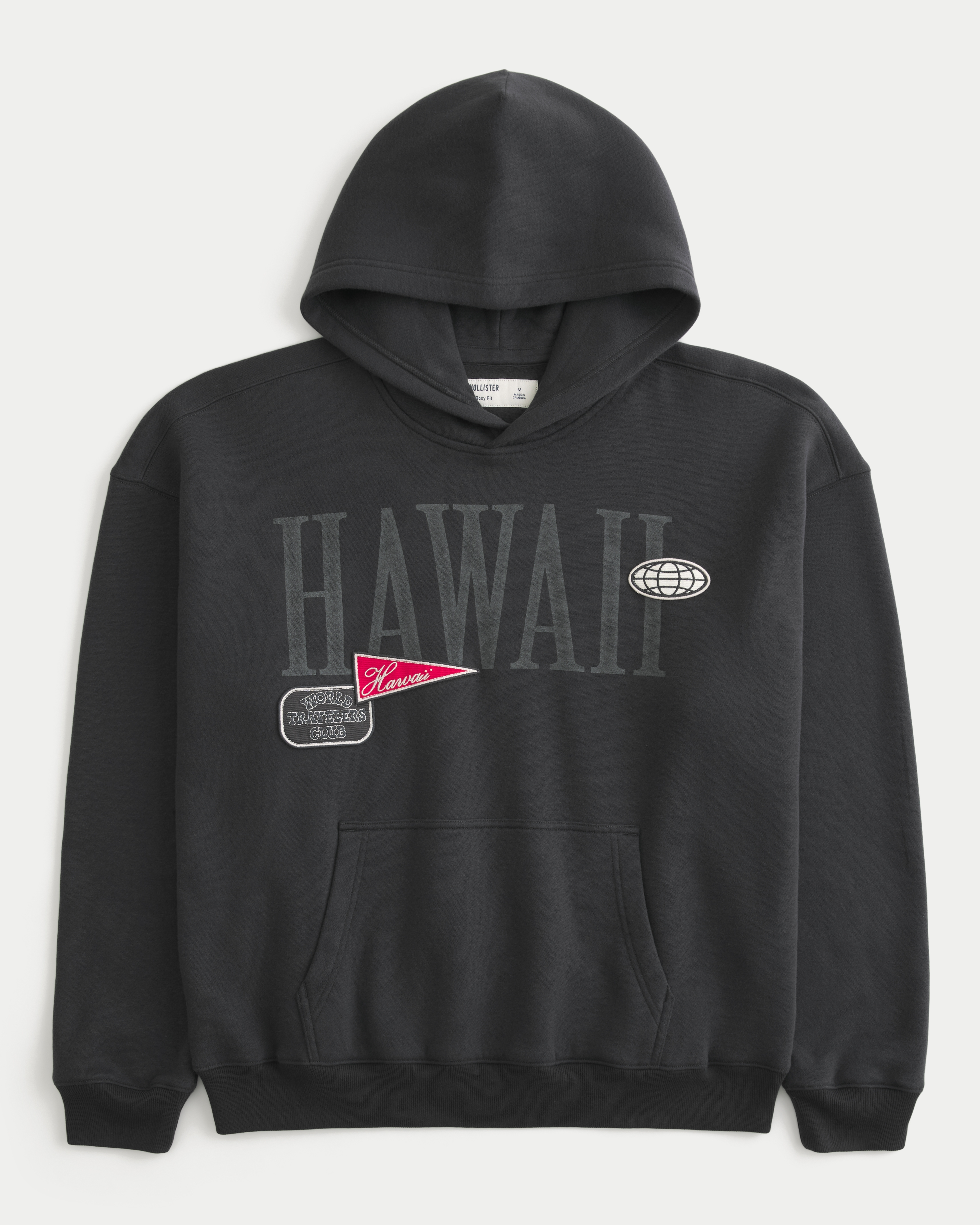 Boxy Hawaii Graphic Hoodie