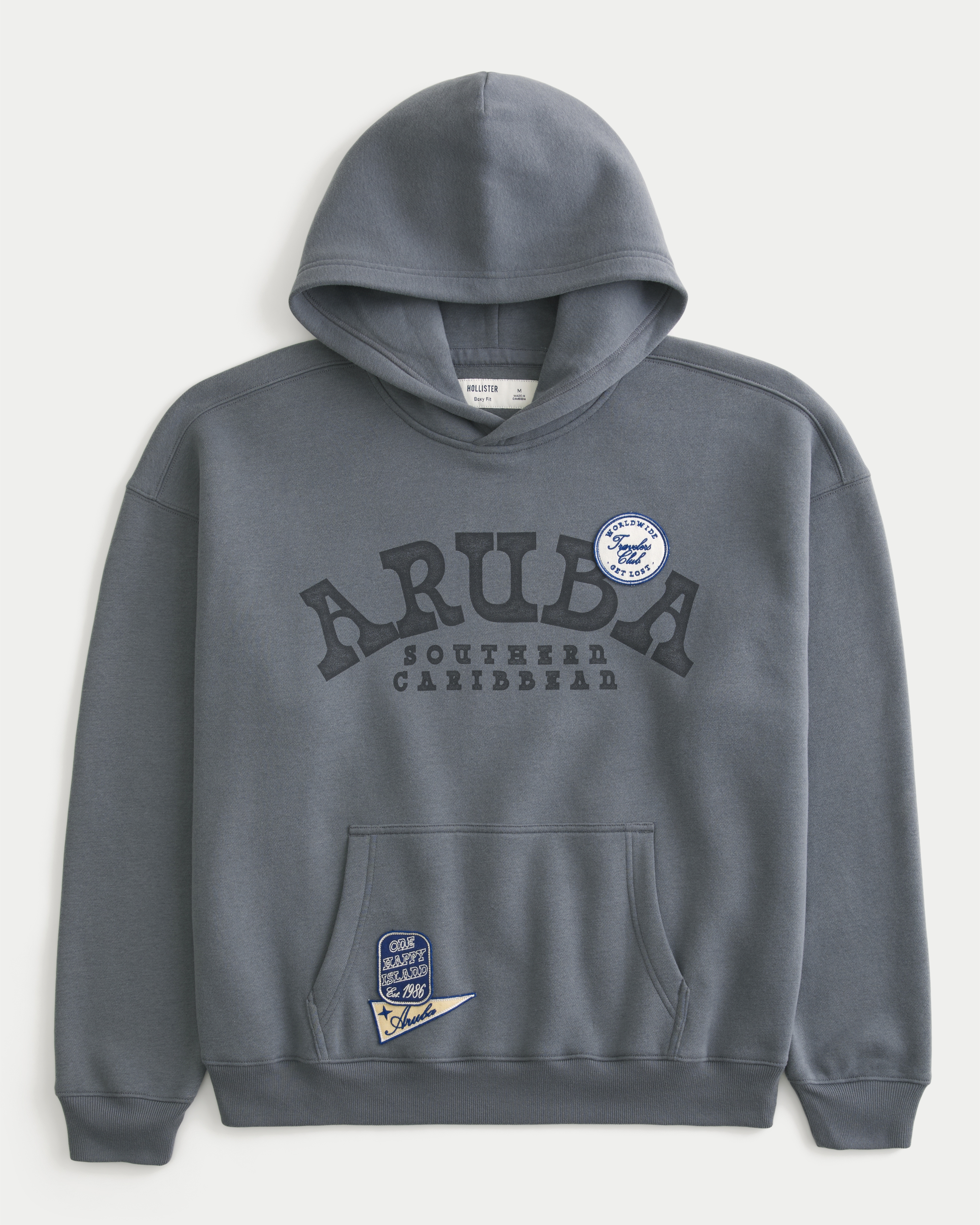 Boxy Aruba Graphic Hoodie