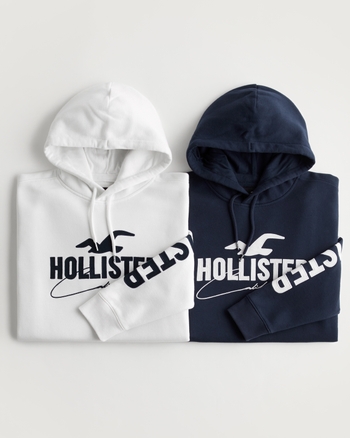 Men's Graphic Hoodie 2-Pack | Men's Clearance | HollisterCo.com