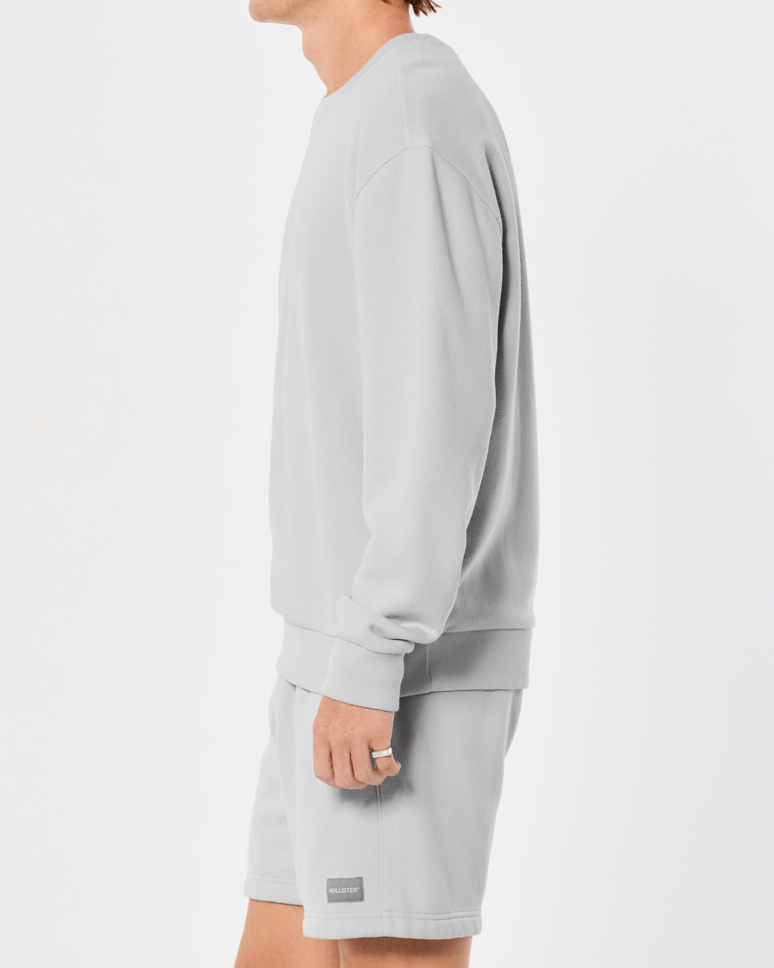 Men's Relaxed Crew Sweatshirt | Men's Clearance | HollisterCo.com