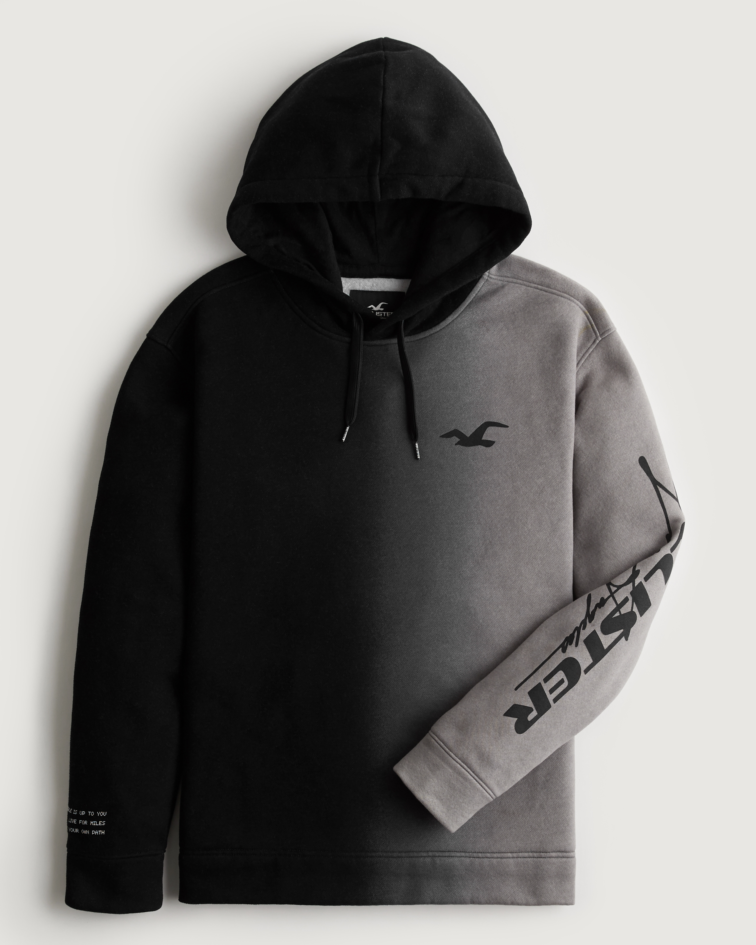 Hollister printed cheap logo hoodie