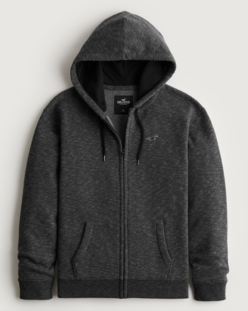 Men's FullZip Logo Icon Hoodie Men's Tops