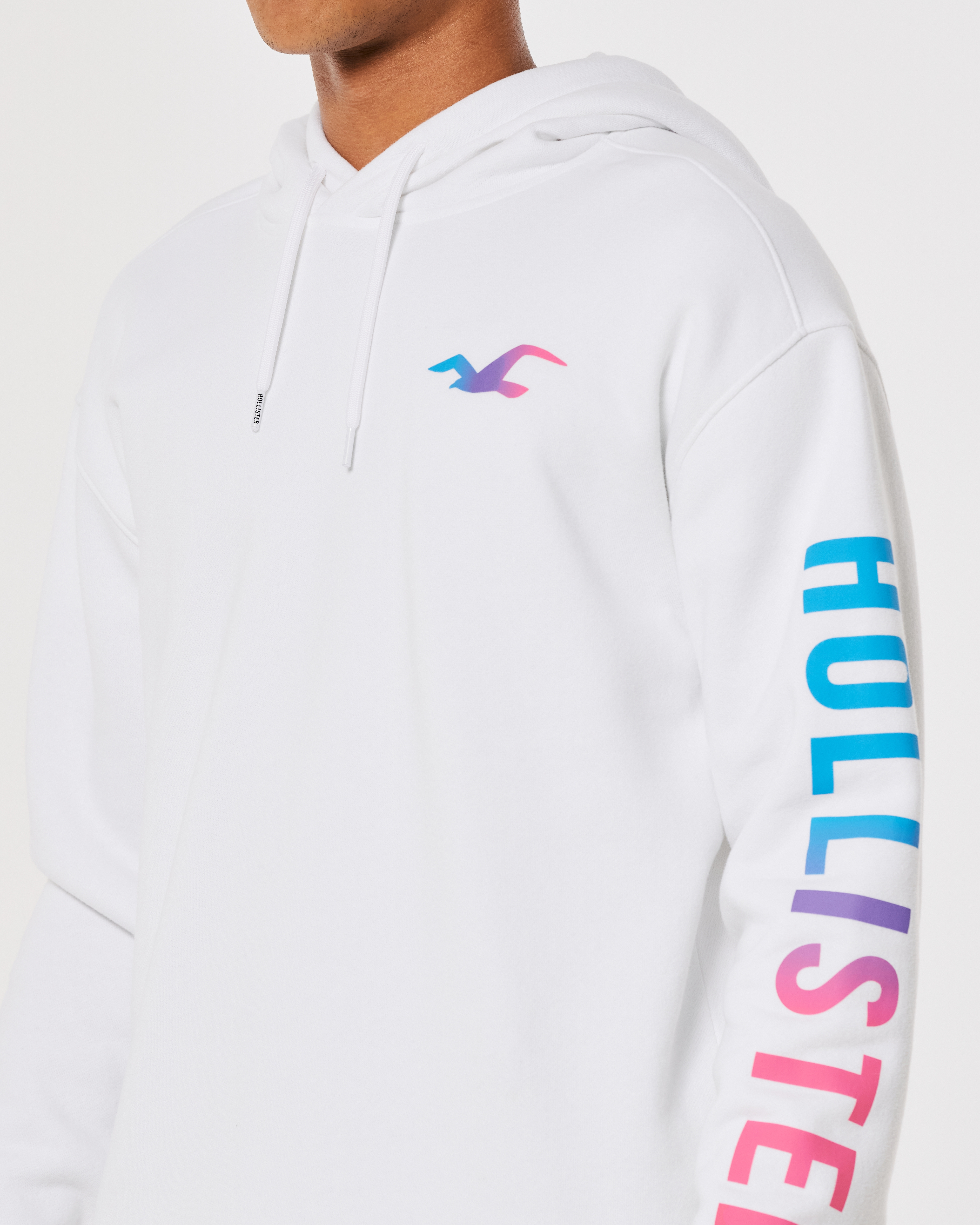 Hollister on sale rainbow hoodie