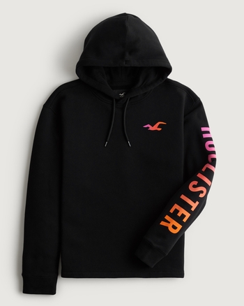 Orange hollister 2025 hoodie