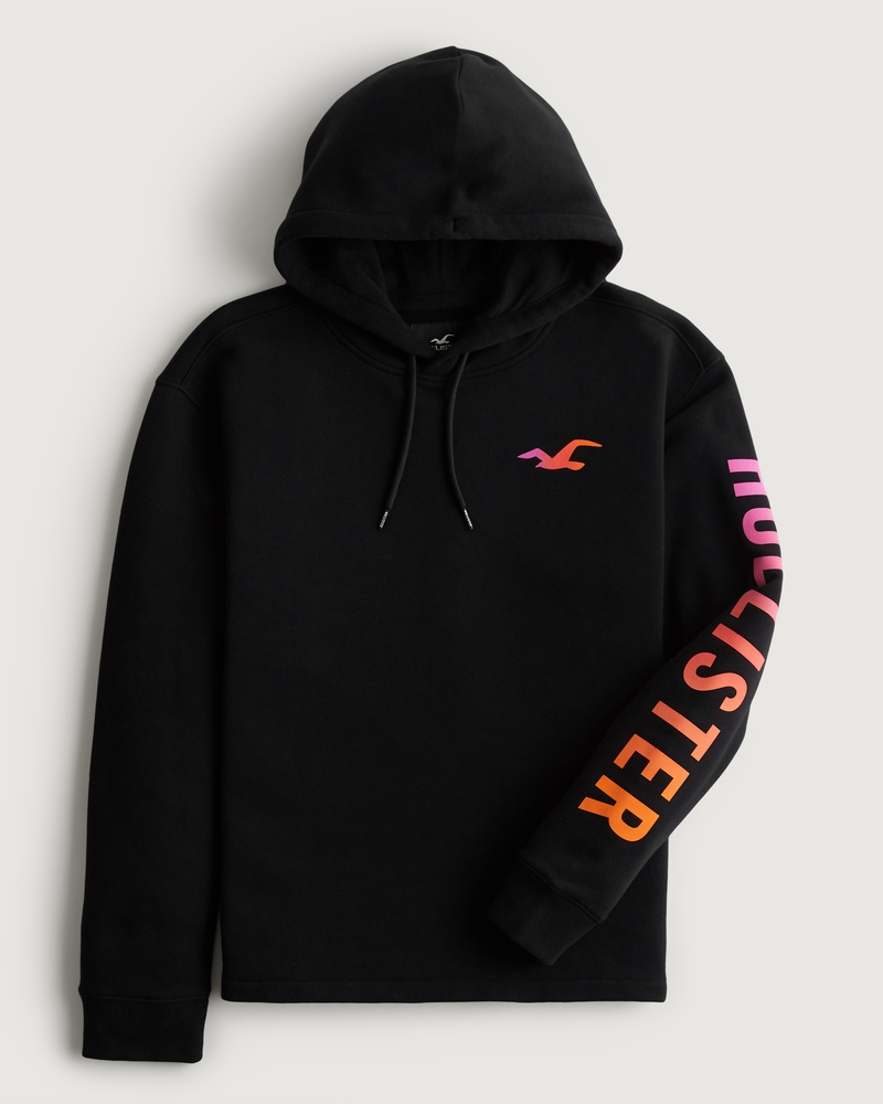 Hollister hot sale orange hoodie