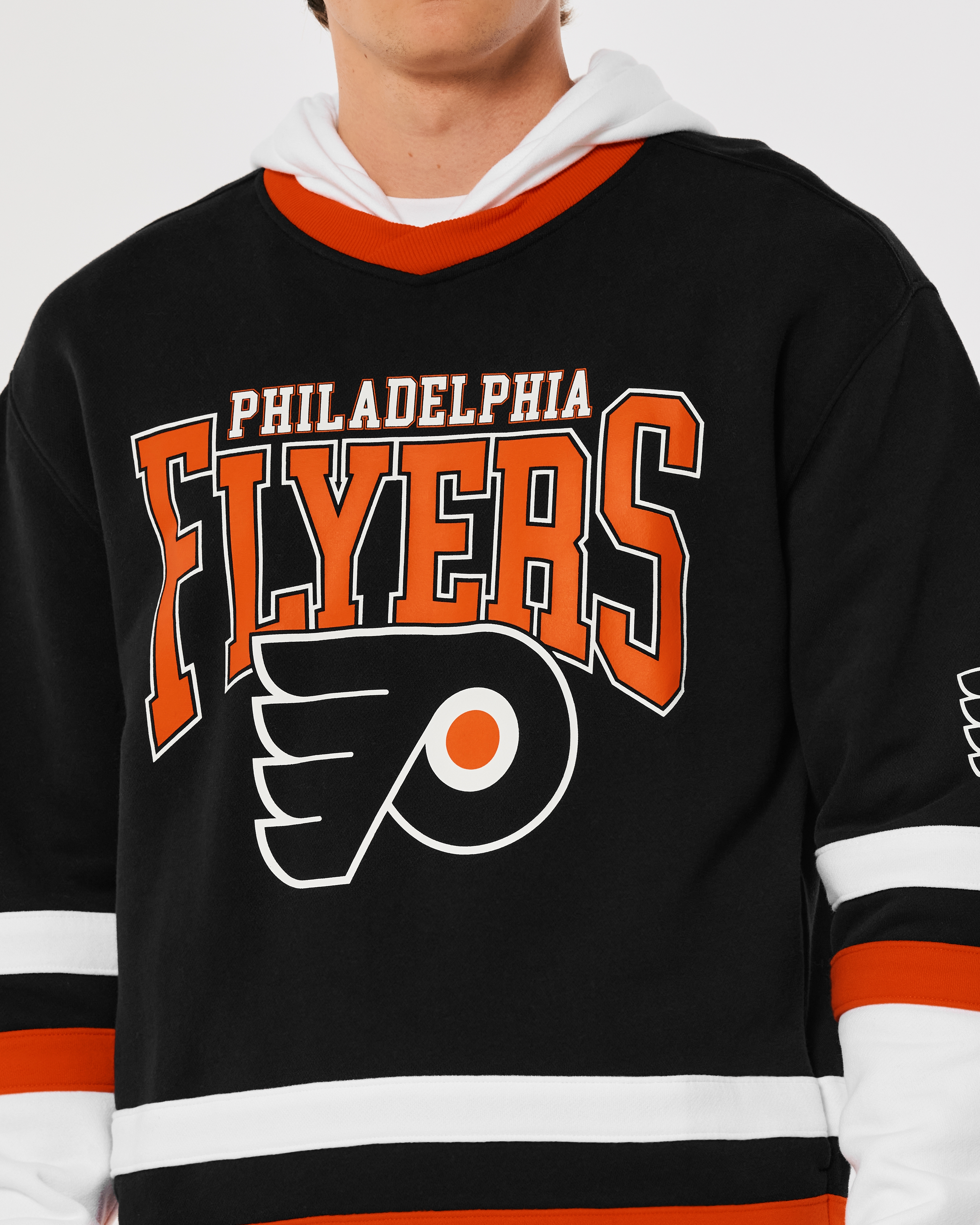 Philadelphia Flyers adidas Women's Reverse Retro Pullover Hoodie -  Orange/Black