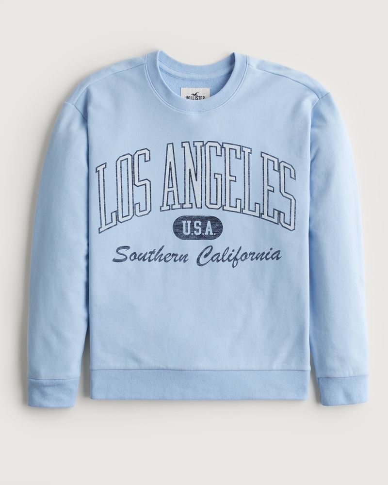 Men's Relaxed Los Angeles Graphic Crew Sweatshirt Men's Sale