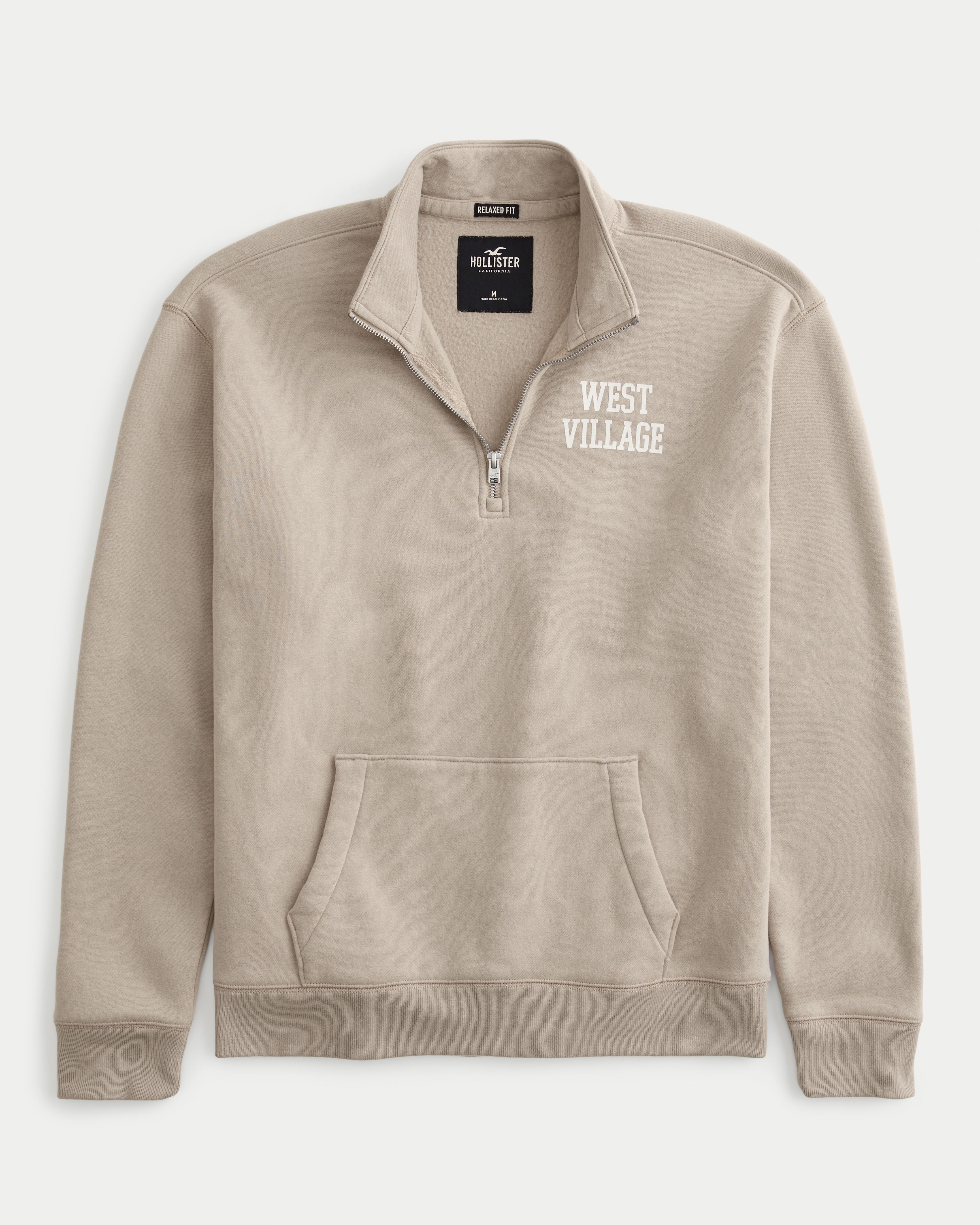 Men's Relaxed New York Graphic Half-Zip Sweatshirt | Men's Sale 