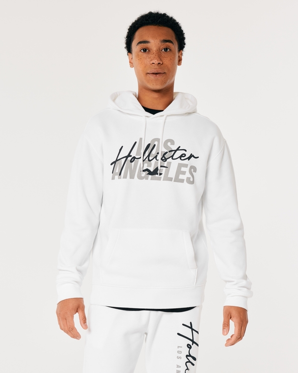 Men's Logo Graphic Hoodie Men's Tops, 52% OFF