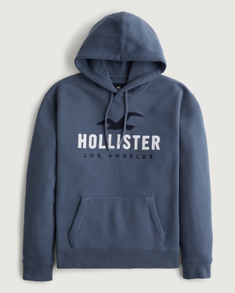 Sleepwear & Loungewear  Hollister Co. Mens Logo Terry Hoodie Light Blue ·  AmrWadeaArt