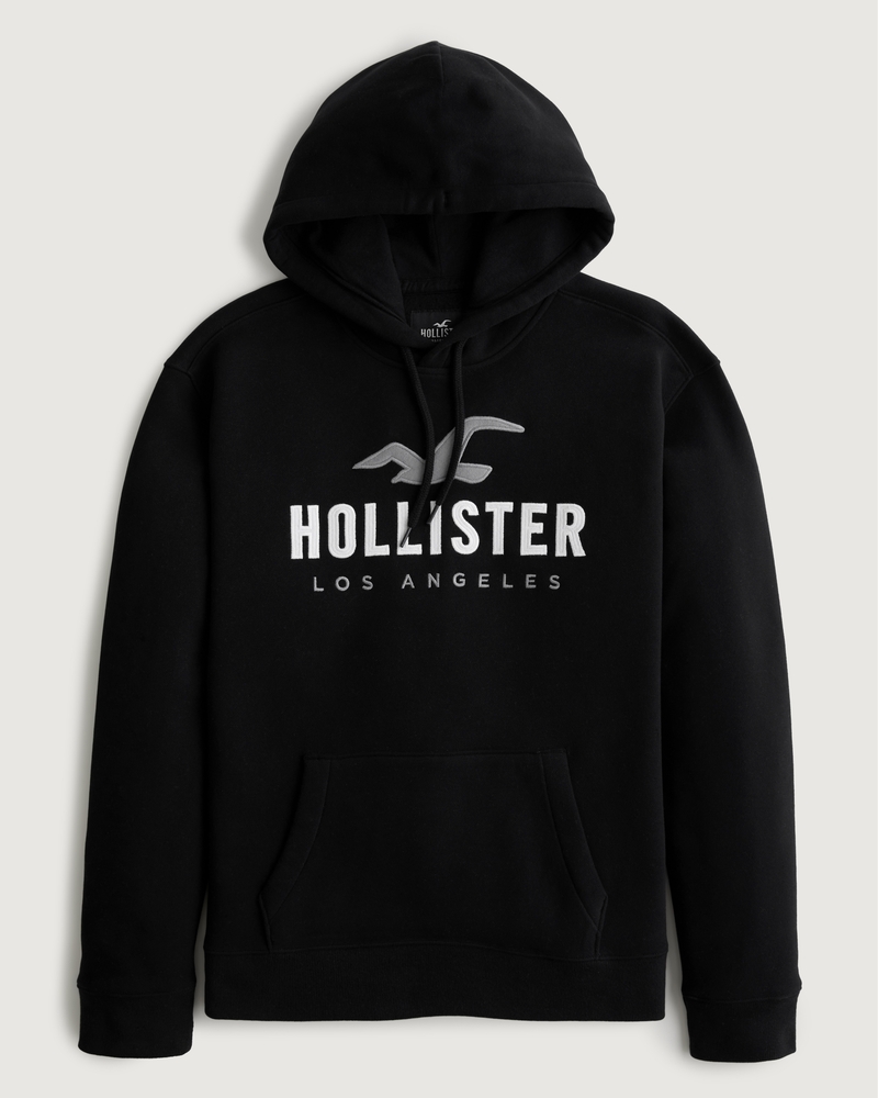 Hollister logo hot sale hoodies