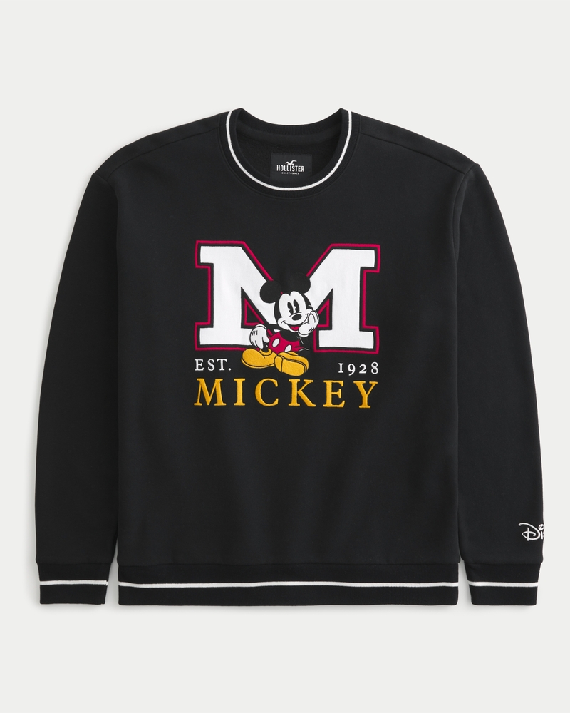 Men's Relaxed Mickey Graphic Crew Sweatshirt | Men's New Arrivals |  HollisterCo.com