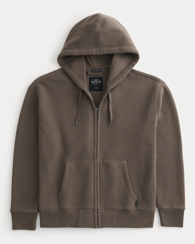 Men's Gilly Hicks Textured Fleece Zip-Up, Men's Clearance