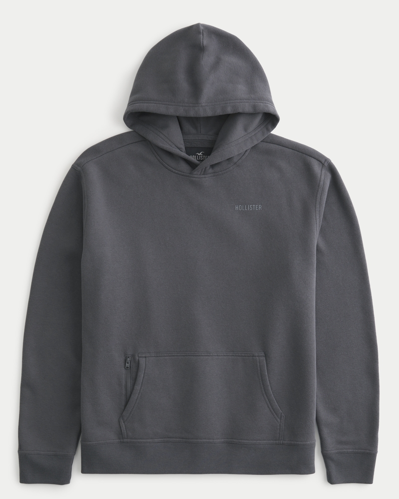 Hollister Co. Gray Hoodies for Men