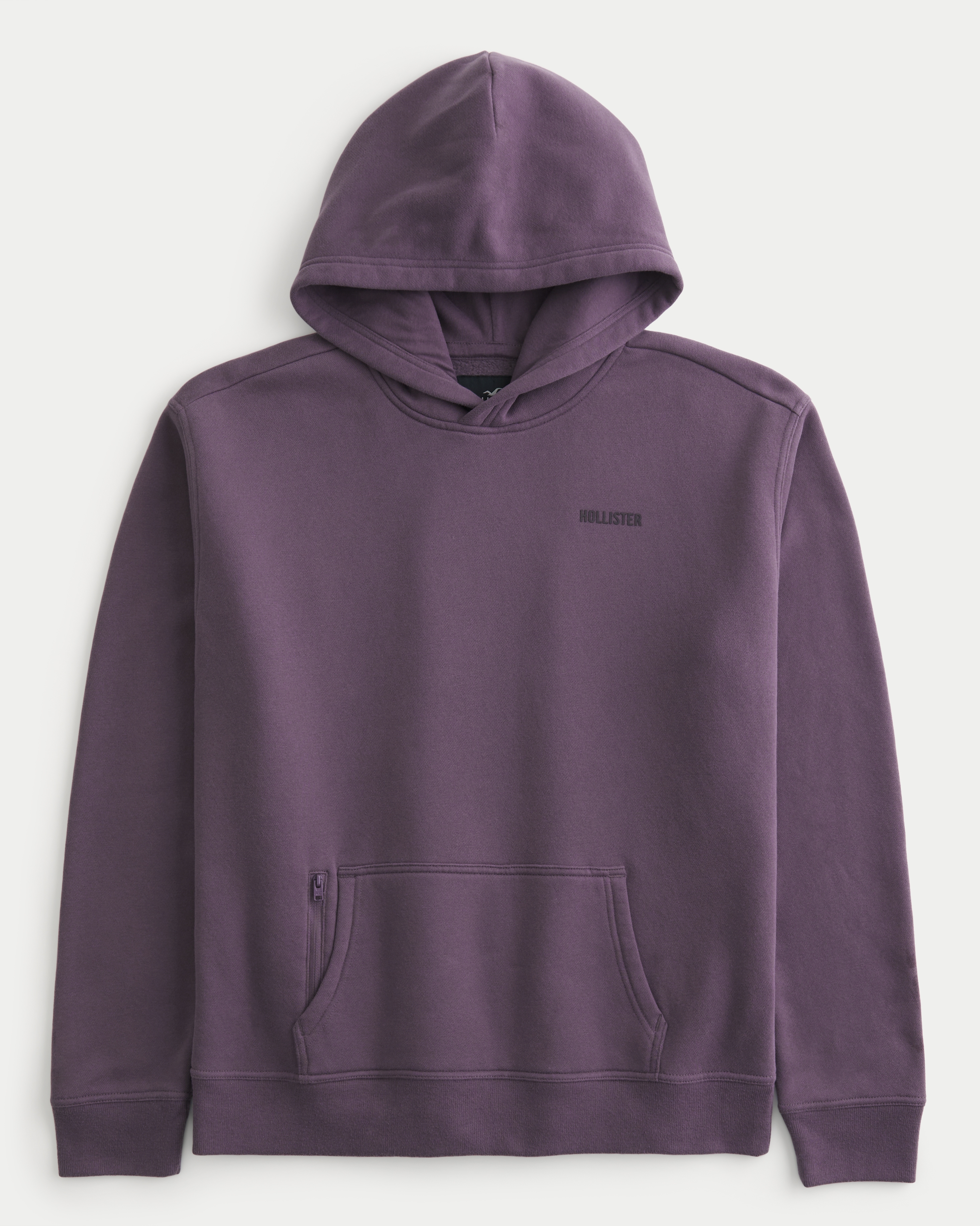 Purple discount hoodie hollister