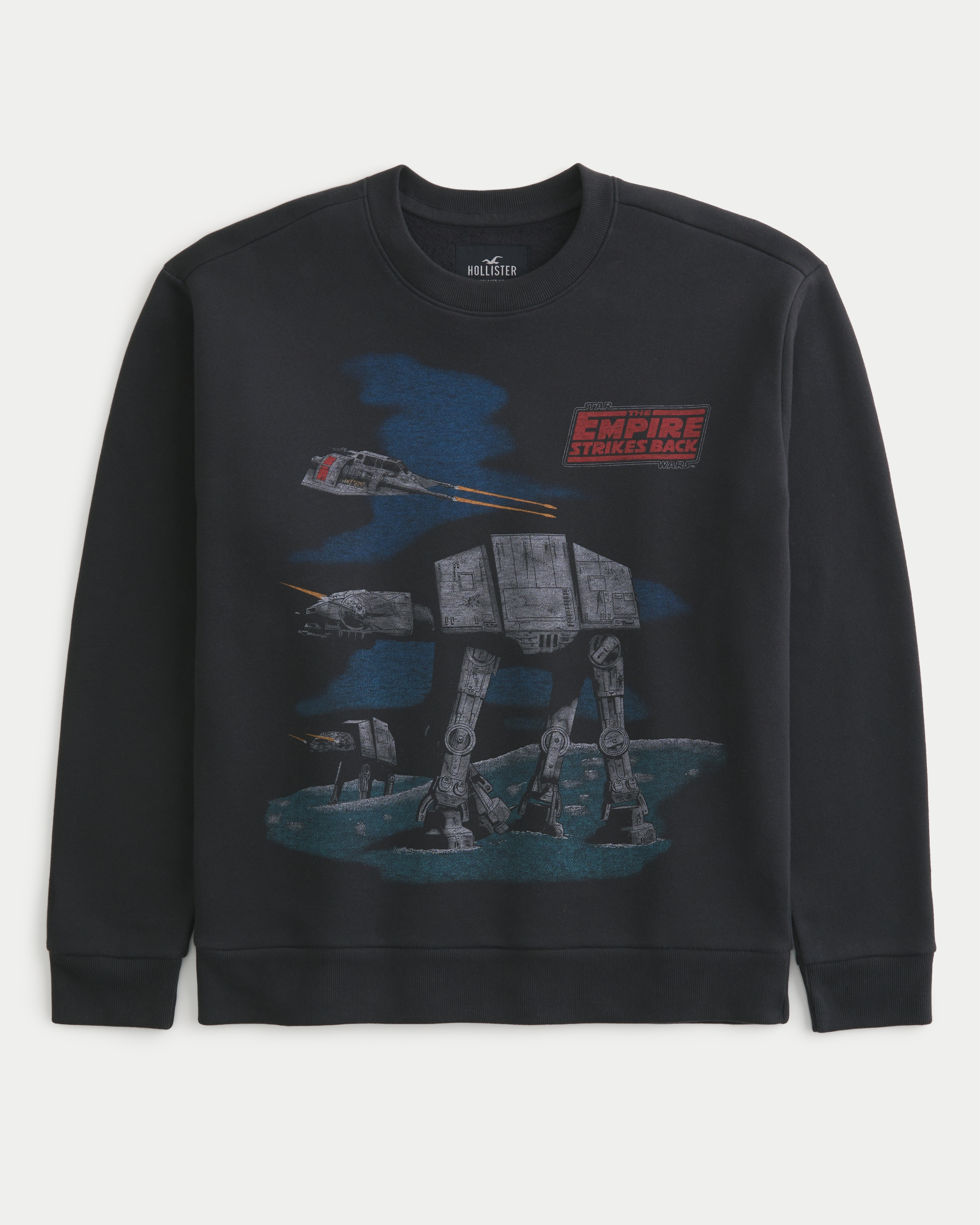 Men's Relaxed Star Wars Graphic Crew Sweatshirt | Men's Clearance