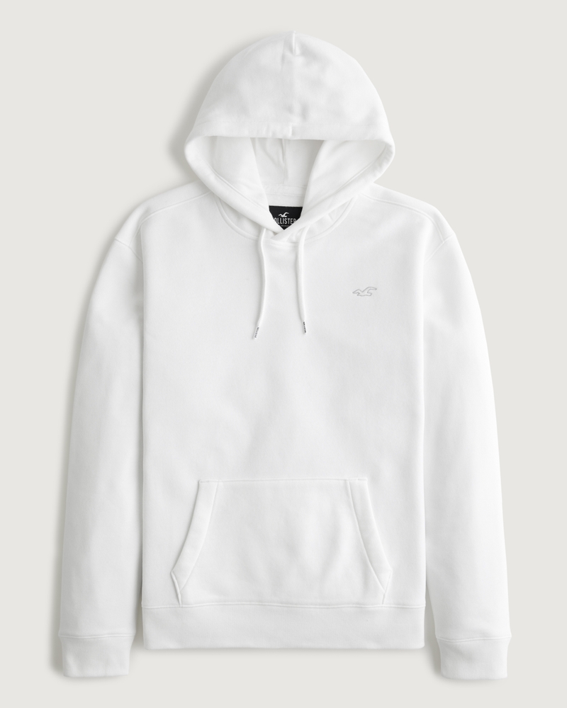 Hollister white hoodie mens new arrivals