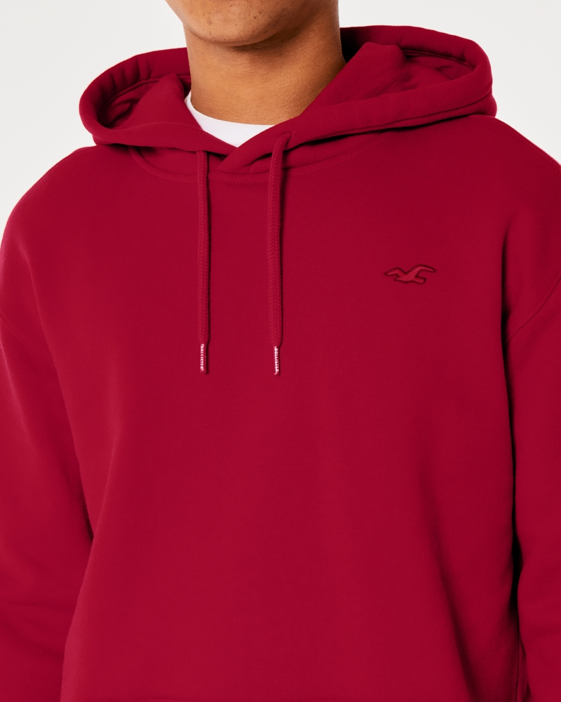 Hollister Pullover Logo Embroidered Hoodie Red, Olive Green, Burgundy L or  XL