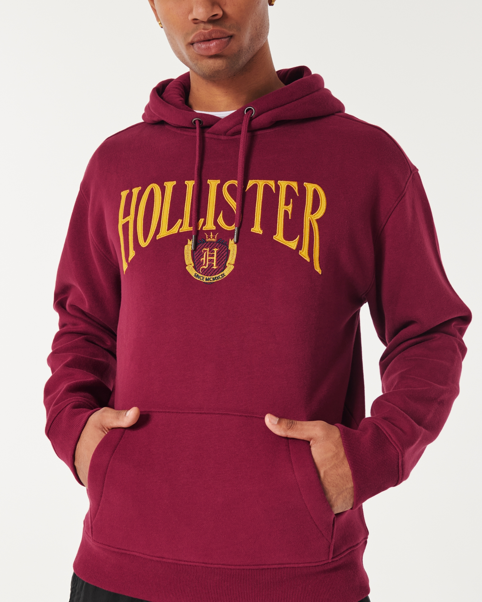 graphic hoodie hollister