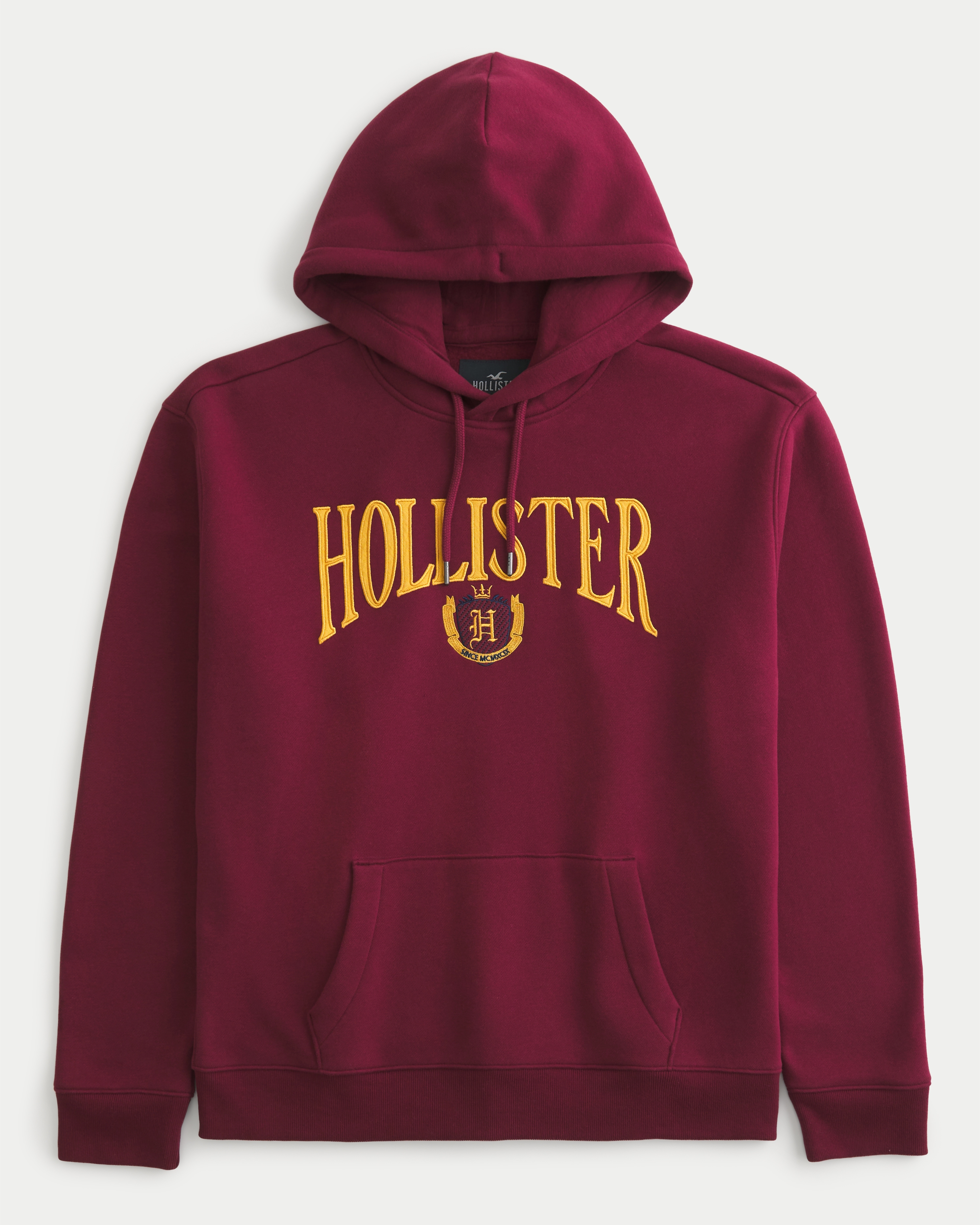 Hollister burgundy outlet hoodie