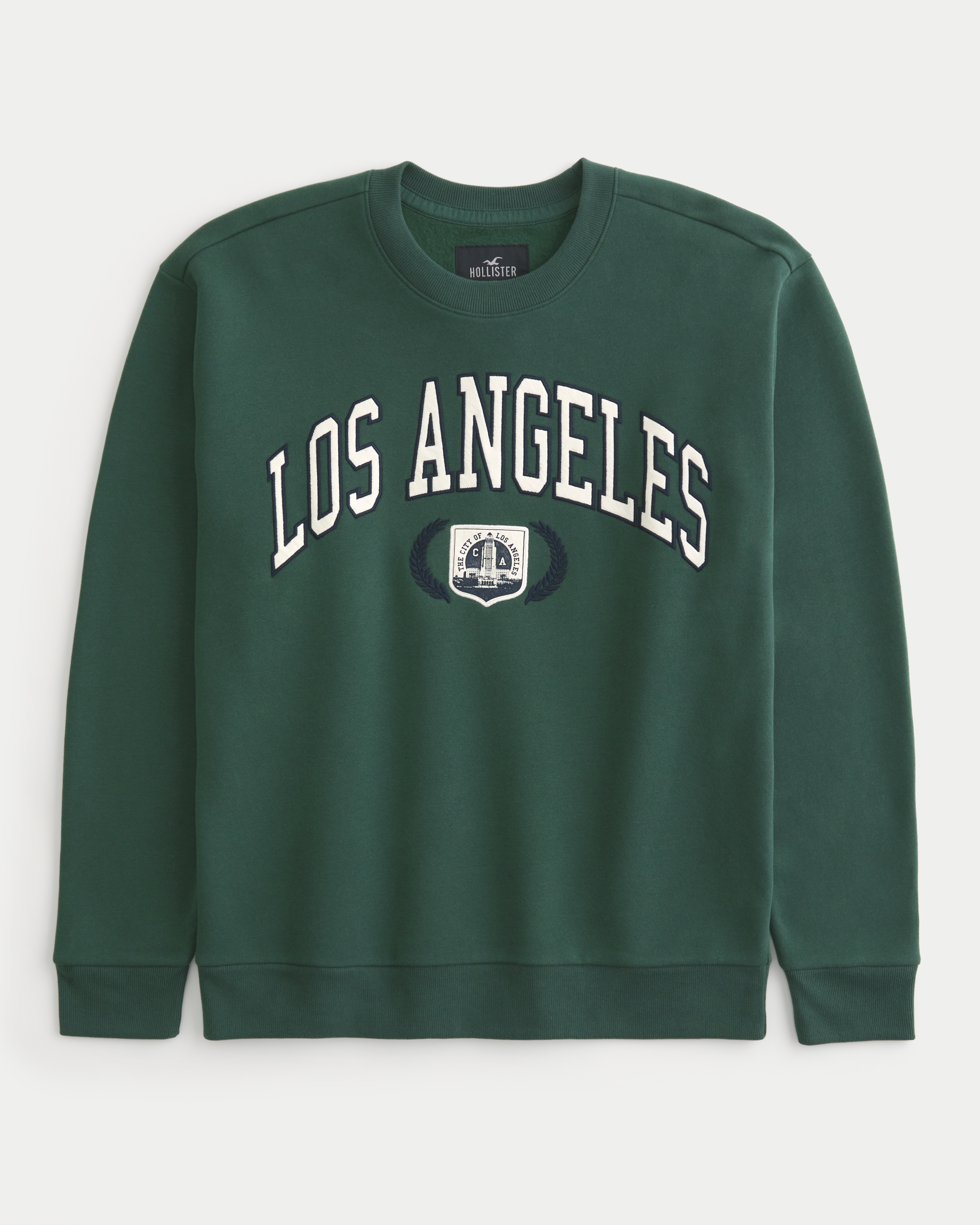 Hollister green sale sweater