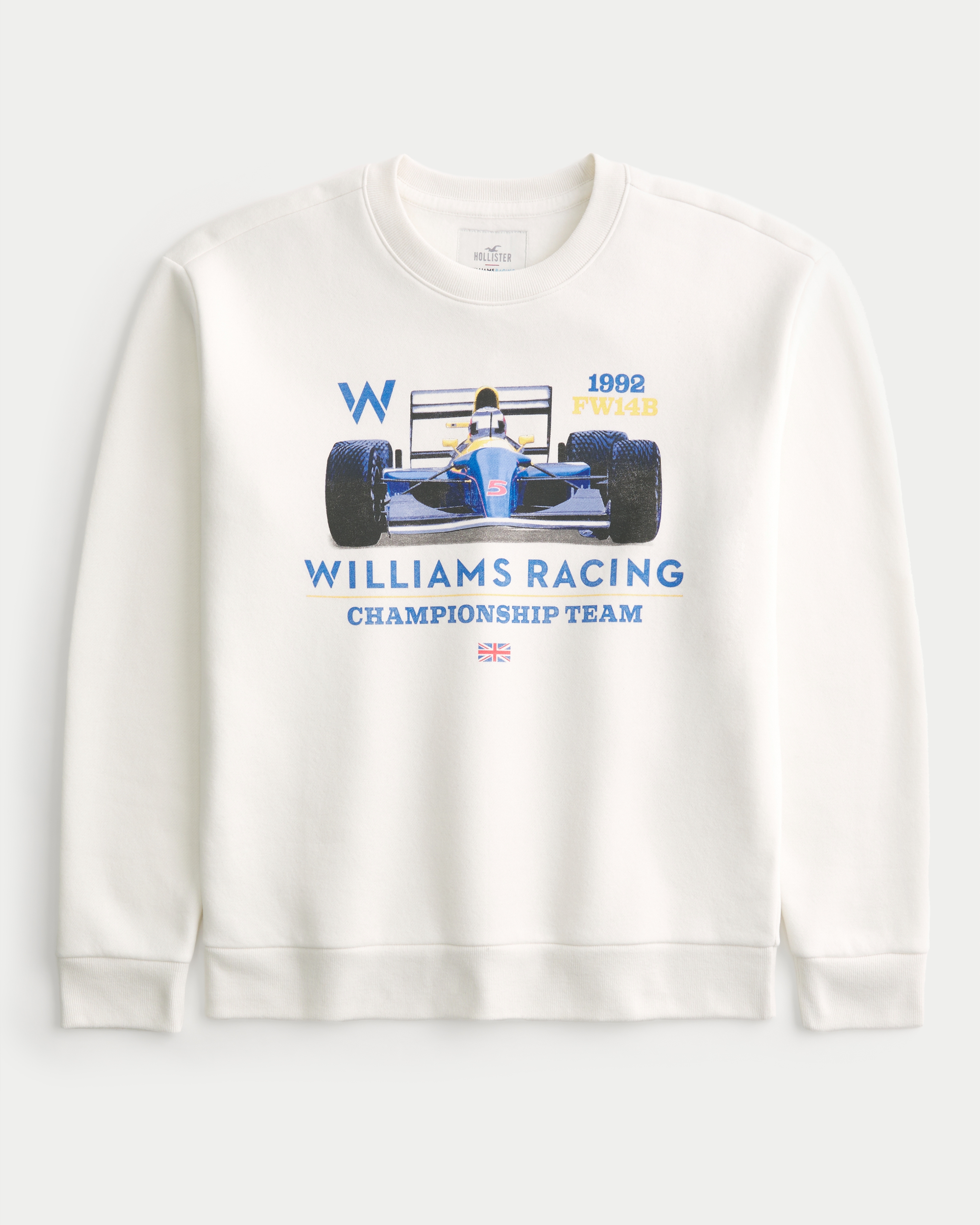 ★Hollister Co.★ウィリアムズ レーシンググラフィック Tシャツ Men's Boxy Williams Racing Graphic Tee | Men's Graphics Shop