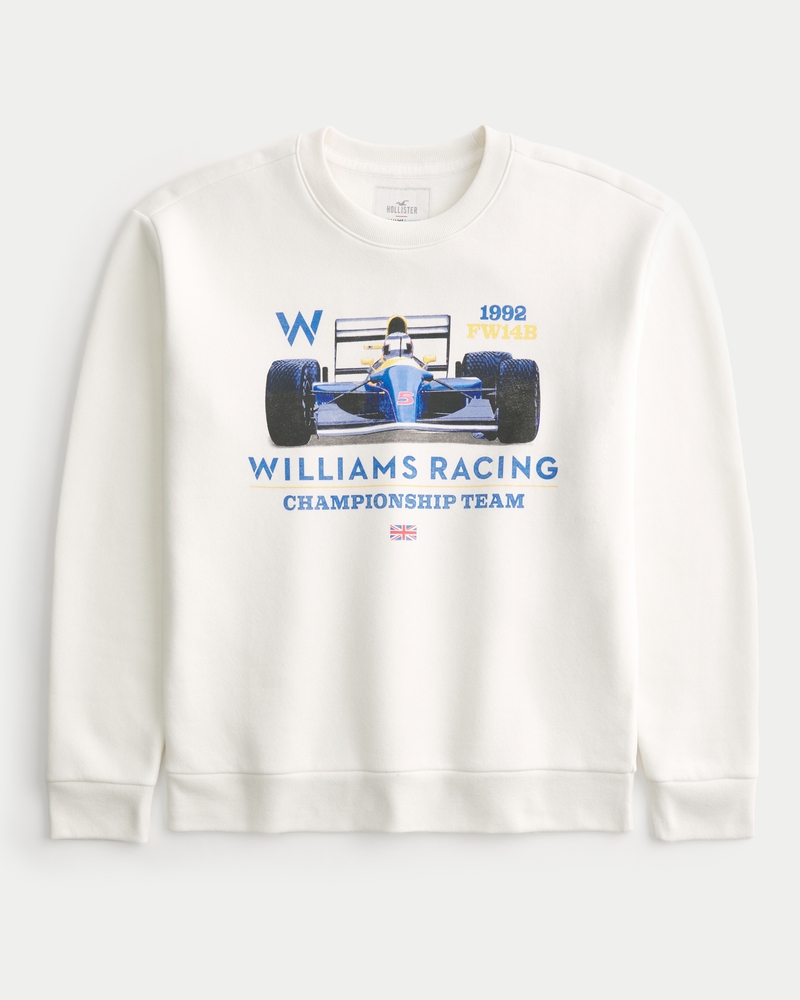 ★Hollister Co.★ウィリアムズ レーシンググラフィック Tシャツ ウィメンズ Williams Racing グラフィック クルーネックス