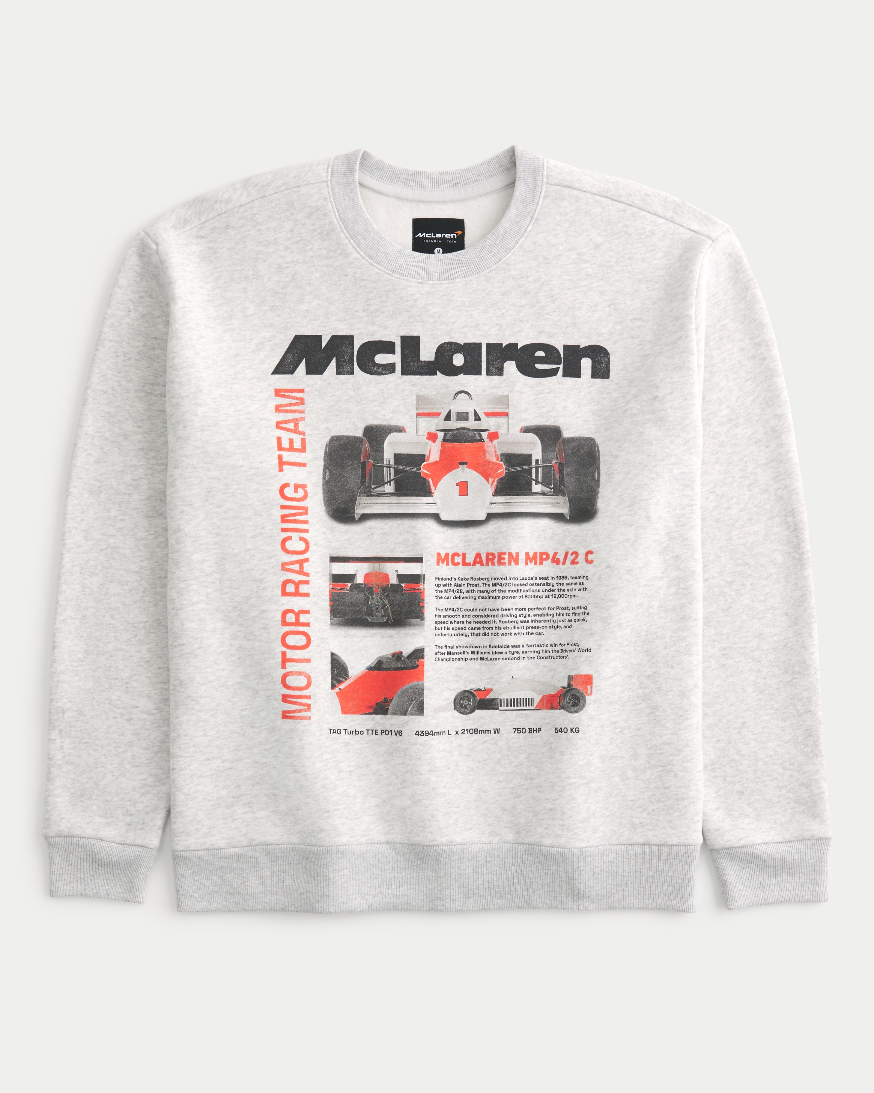 Men's Relaxed McLaren Graphic Hoodie, Men's Clearance