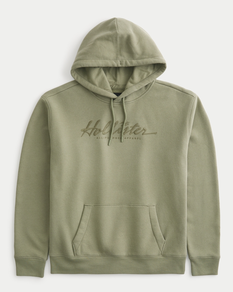 Men's Relaxed Logo Graphic Hoodie | Men's Tops | HollisterCo.com