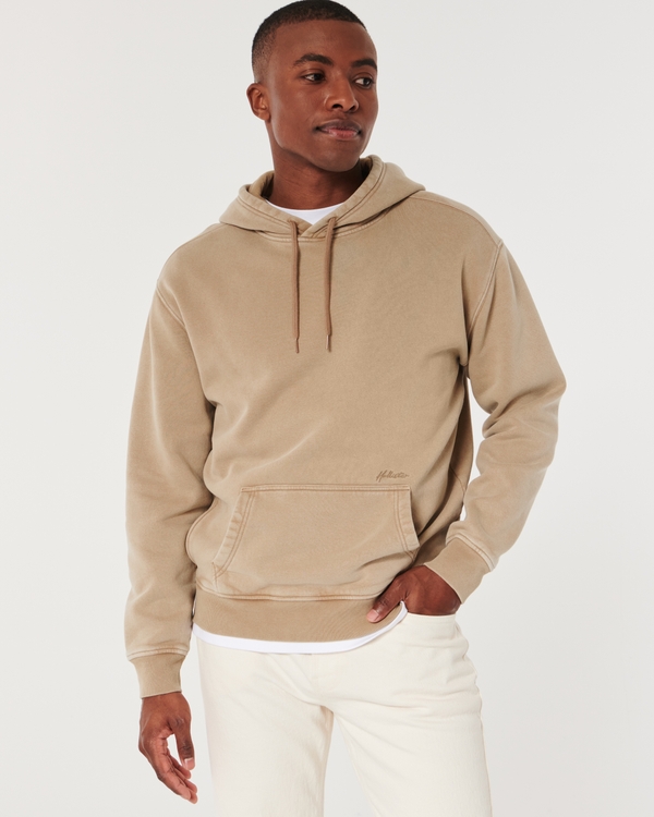 hollister tan hoodie
