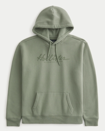 Men s Relaxed Logo Graphic Hoodie Men s Tops HollisterCo