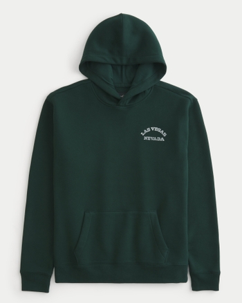 Men s Relaxed Las Vegas Nevada Graphic Hoodie Men s Sale HollisterCo