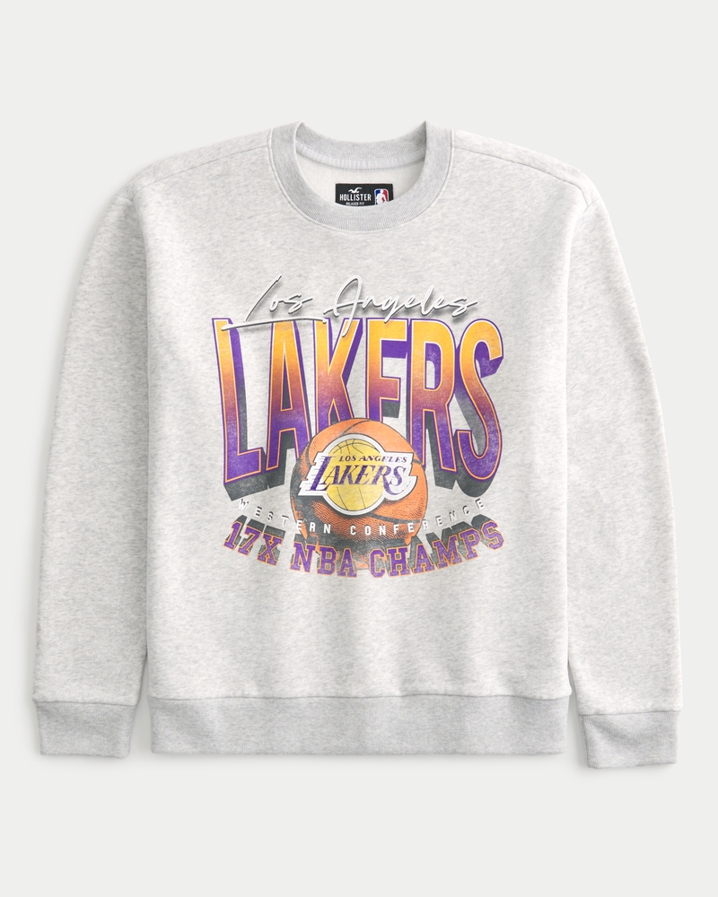 Lakers discount white sweatshirt