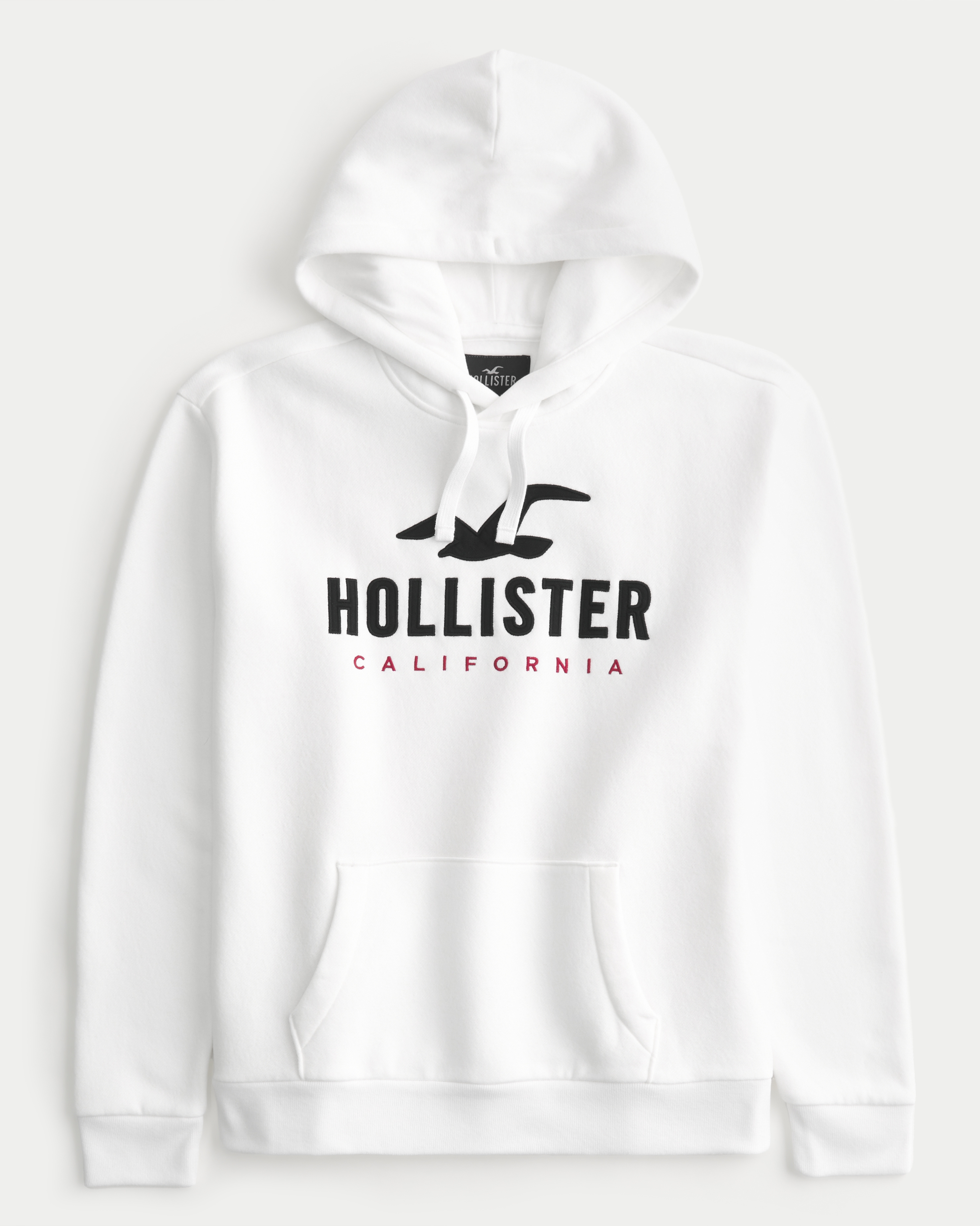 White hollister on sale hoodie mens