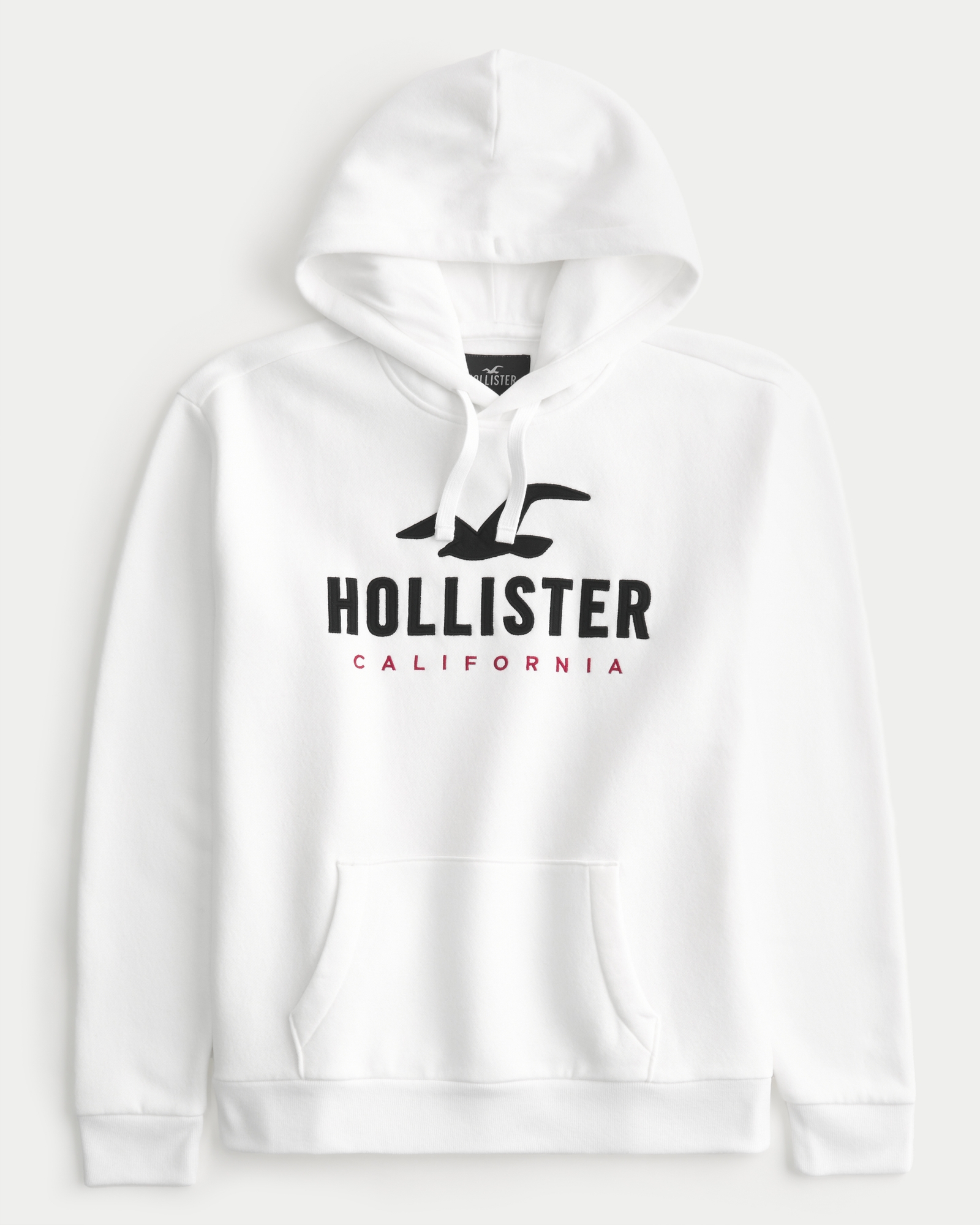 Hollister California Juniors Maroon Pullover Hoodie Sweatshirt Bird Logo  Size S 