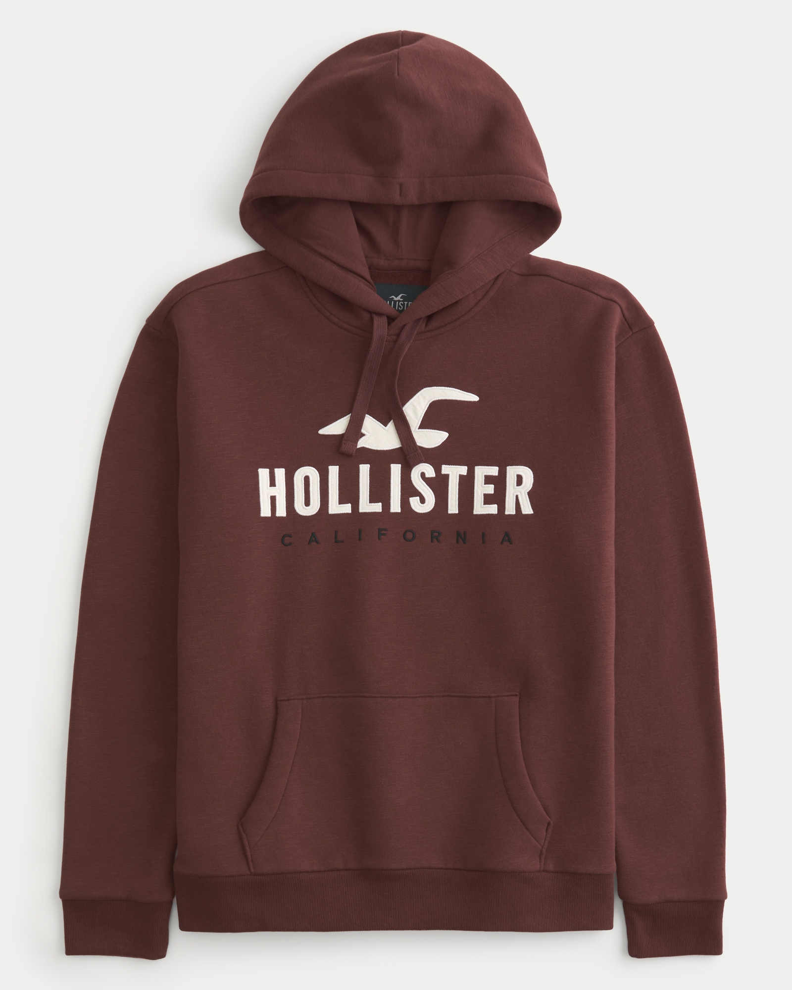Hollister California Hoodie in Green with Script Logo Men's Size