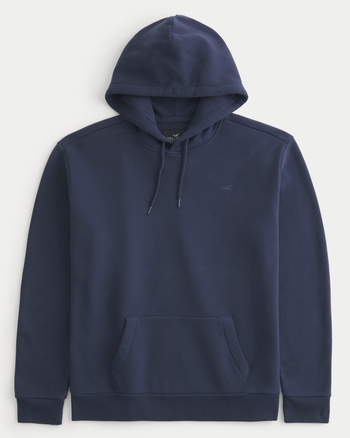 Hollister navy blue hoodie on sale