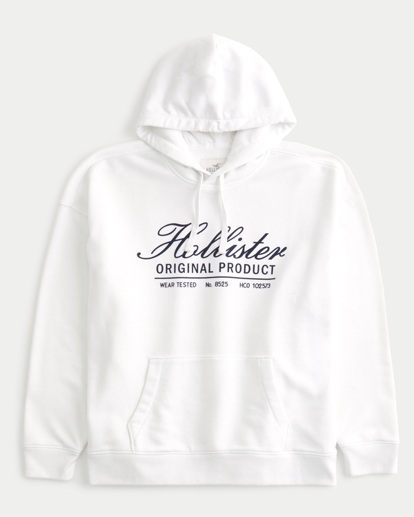 Hoodies & Sweatshirts  Hollister Co. Mens Varsity Graphic Hoodie Cream ·  AmrWadeaArt