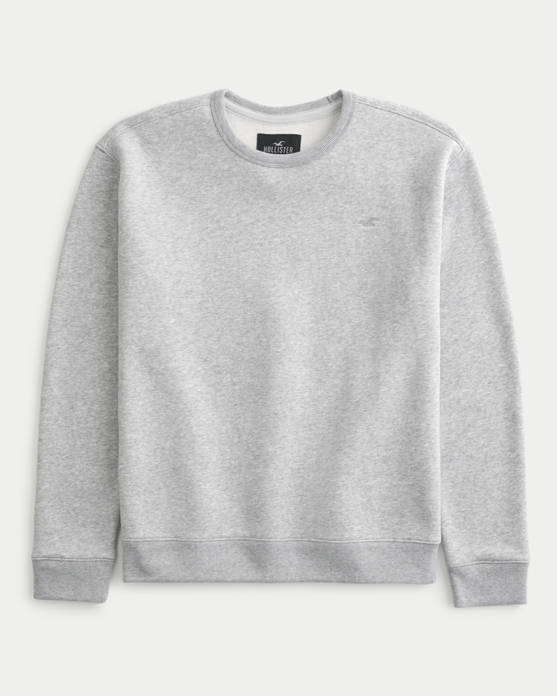Hollister Co. SIGNATURE SCRIPT - Sweatshirt - flat grey/grey 