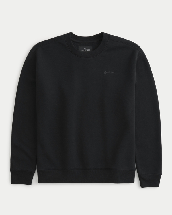 Hollister graphic sweatshirt in dark grey