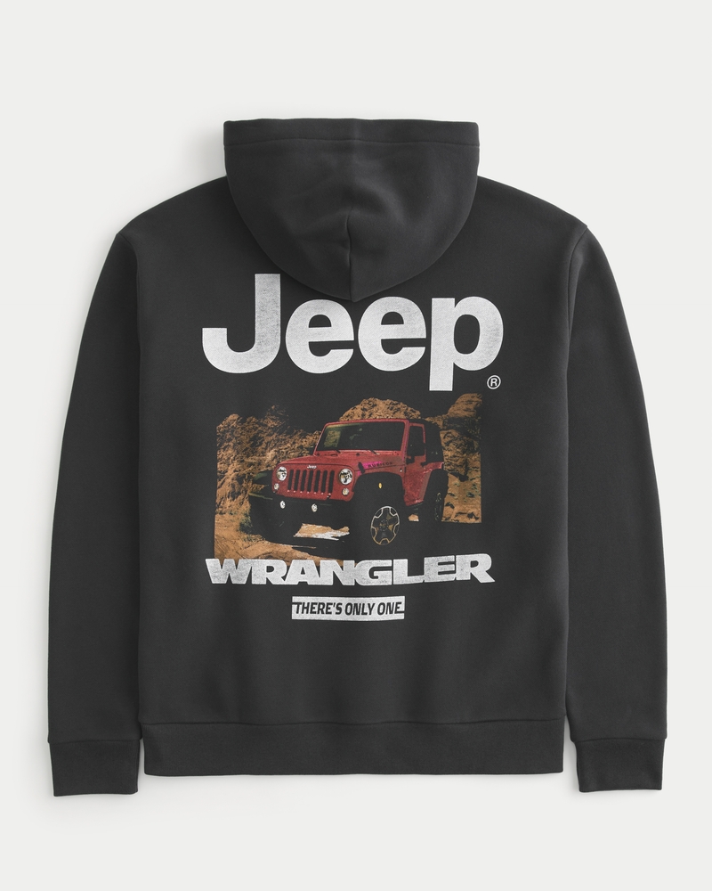 Men s Jeep Wrangler Graphic Hoodie Men s Tops HollisterCo