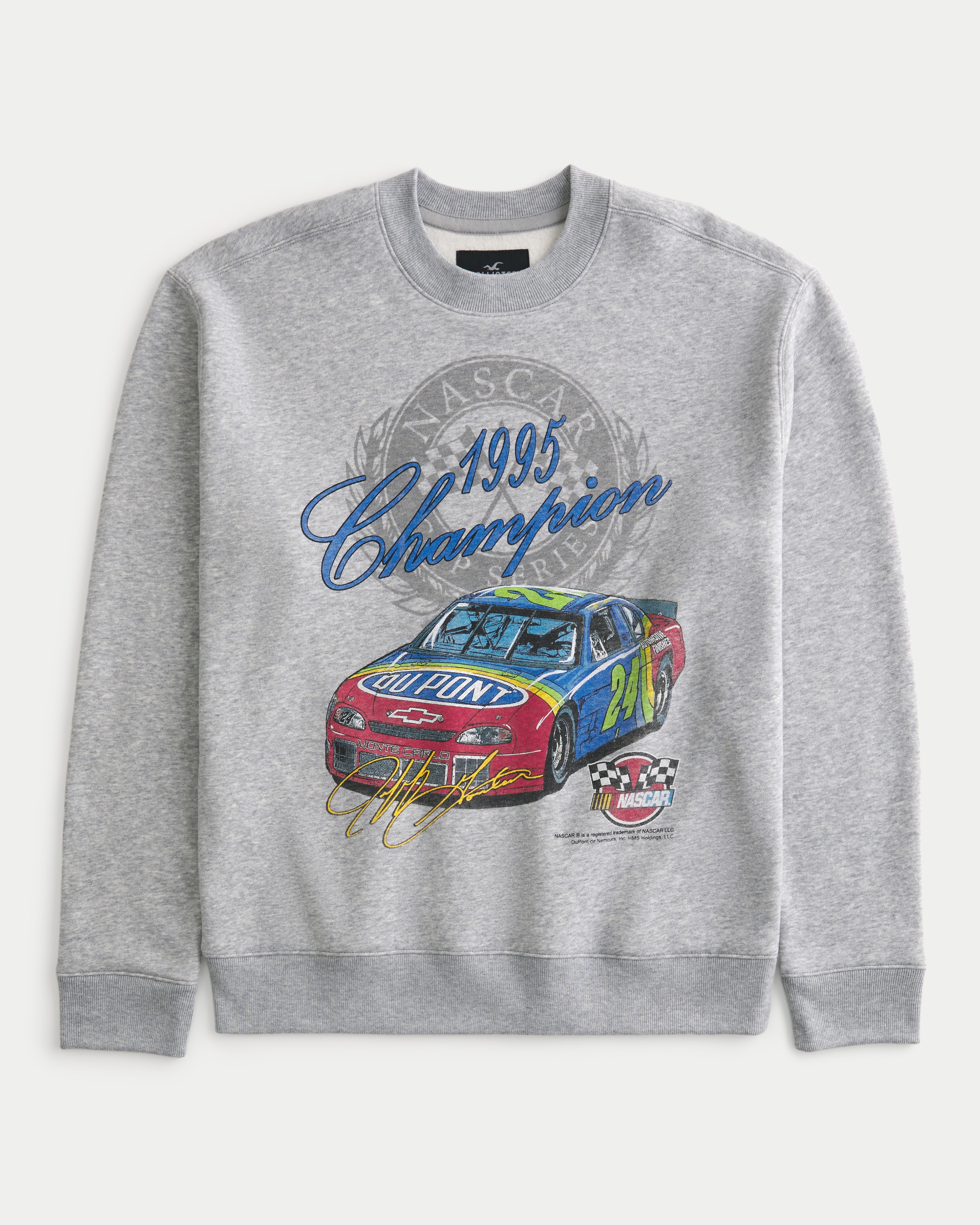 Relaxed Jeff Gordon NASCAR Graphic Crew Sweater