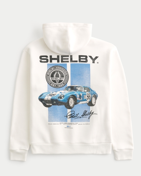 Relaxed Shelby Graphic Hoodie, Off White - Shelby