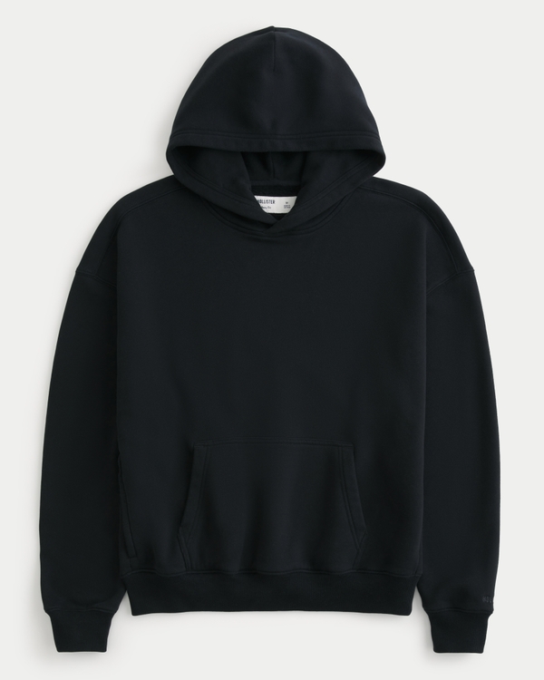 Boxy Hoodie, Black