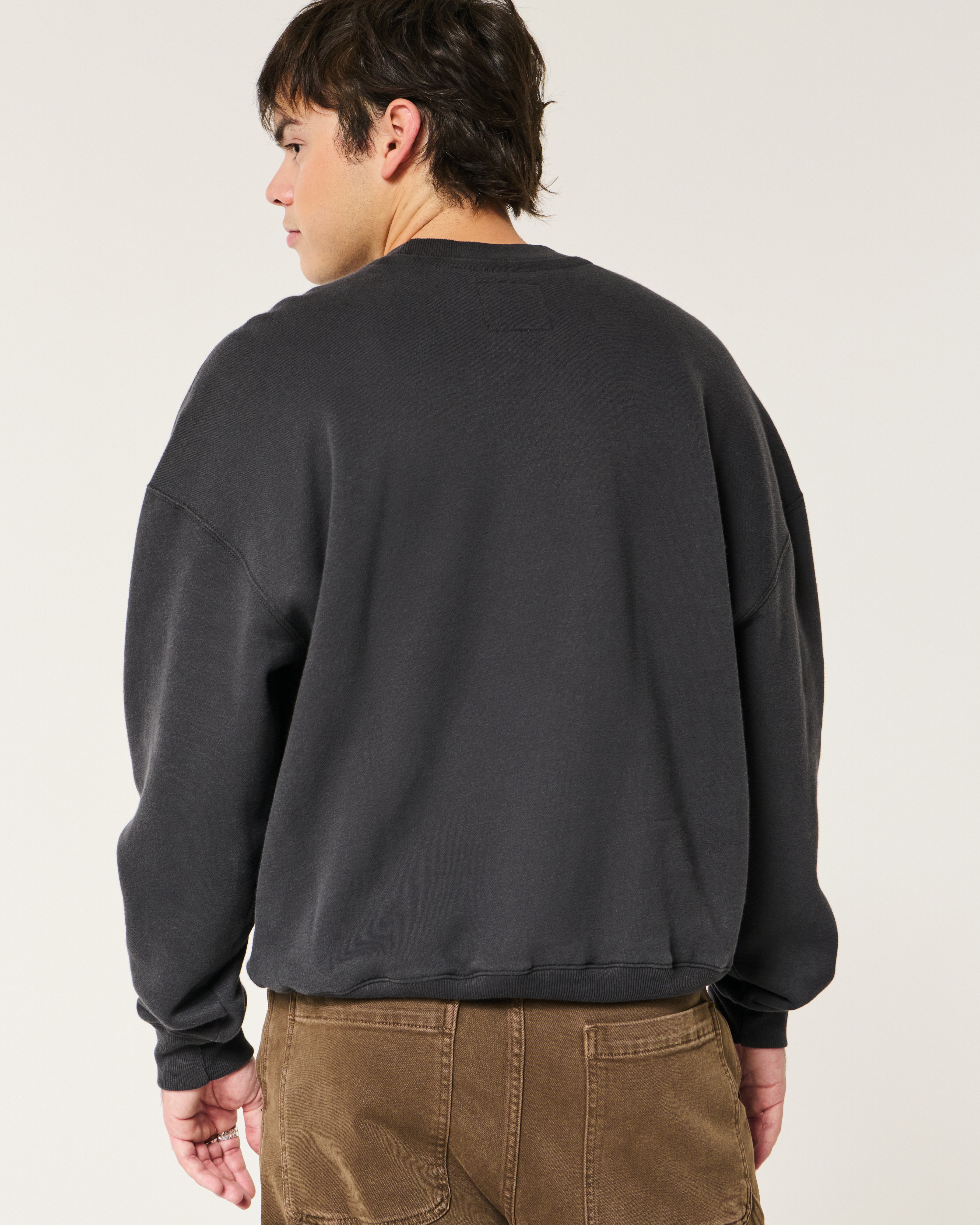 ★Hollister Co.★バージニア大学グラフィック スウェット Women's Boxy University of Virginia Graphic Crew Sweatshirt