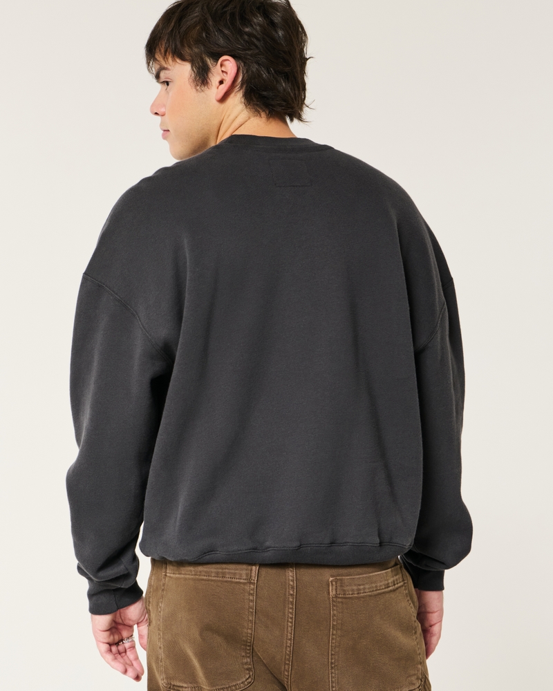 Boxy Mickey Mouse Ohio State Buckeyes Graphic Crew Sweatshirt