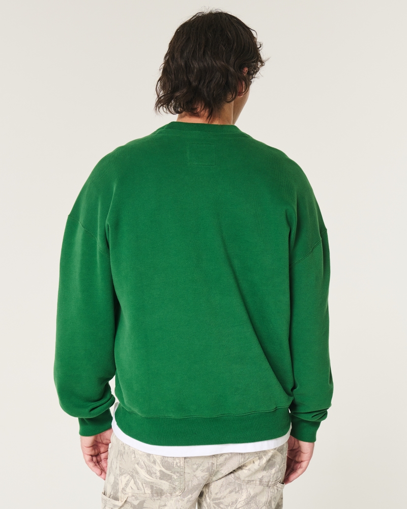 Boxy Florida A&M Graphic Crew Sweatshirt
