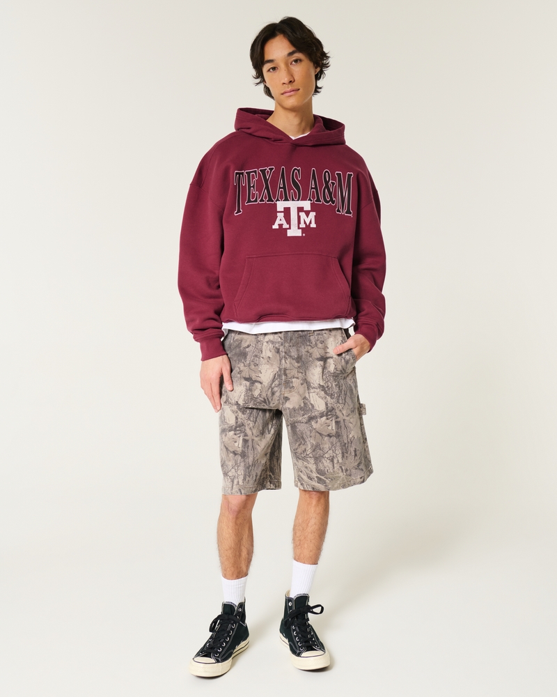 Boxy Texas A&M Graphic Hoodie