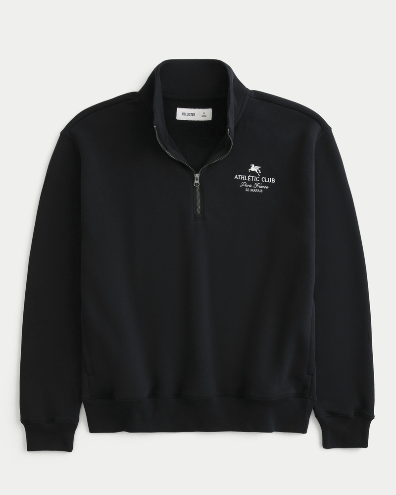 Men's Relaxed Athlétic Club Graphic Half-Zip Sweatshirt Men's